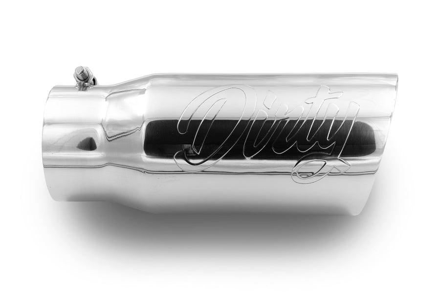 Universal 4 to 5" Dirty Stainless Exhaust Tip